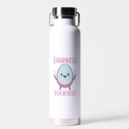 Eggpress Yourself" Funny Puff Trinkflasche