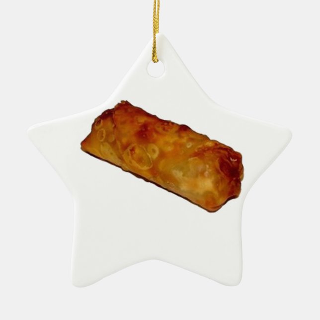 Eggroll Keramik Ornament (Vorne)