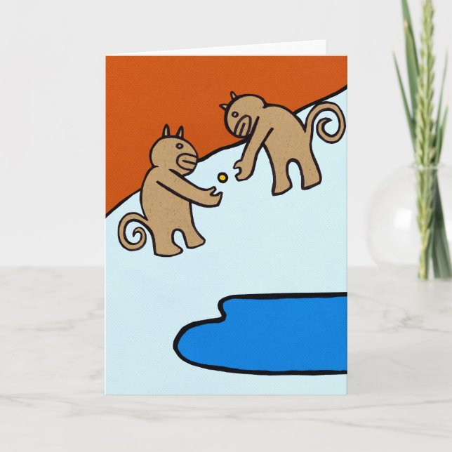 EGGROLLER Gruß-Karte Karte (Vorderseite)