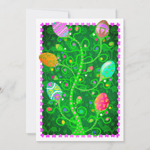 Eggs-actly Perfect Oaster Holiday Card Karte