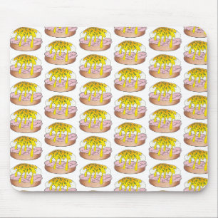 Eggs Benedict Frühstück Diner Food Feinschmecker H Mousepad