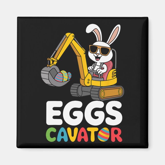 Eggs Cavator Oster Bunny Bagger Kleinkind Boys E Magnet (Vorne)
