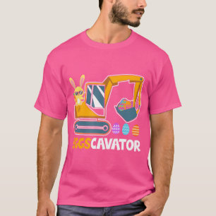 Eggscavator Eggs Cavator Kleinkinder Niedlich Oste T-Shirt