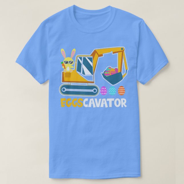 EGGSCAVATOR Eggs Kavator Kinder Kleinkinder Niedli T-Shirt (Design vorne)