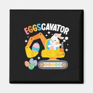 Eggscavator Ostereier Jagdfahrer Bau Truck Tod Tod Magnet