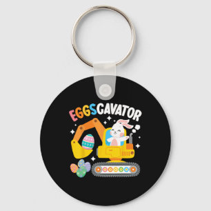 Eggscavator Ostereier Jagdfahrer Bau Truck Tod Tod Schlüsselanhänger