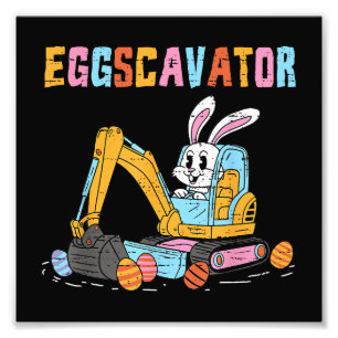 Eggscavator Ostereier Jagdwagen bis Fotodruck