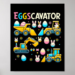 Eggscavator Ostereier Jagdwagen bis Poster