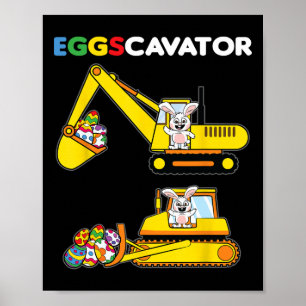 Eggscavator Ostergeblasenes Kanincheneier Jagen Sc Poster