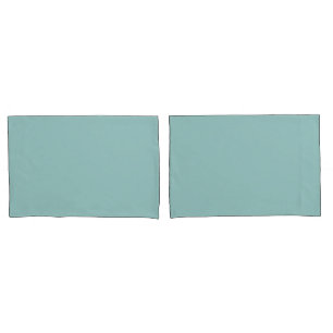 Eggshell Blue Geometric White Polka Dots       Kissenbezug