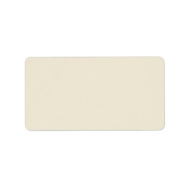 Eggshell Solid Color Adressaufkleber