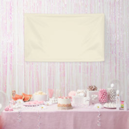 Eggshell Solid Color Banner