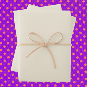 Eggshell Solid Color Geschenkpapier Set