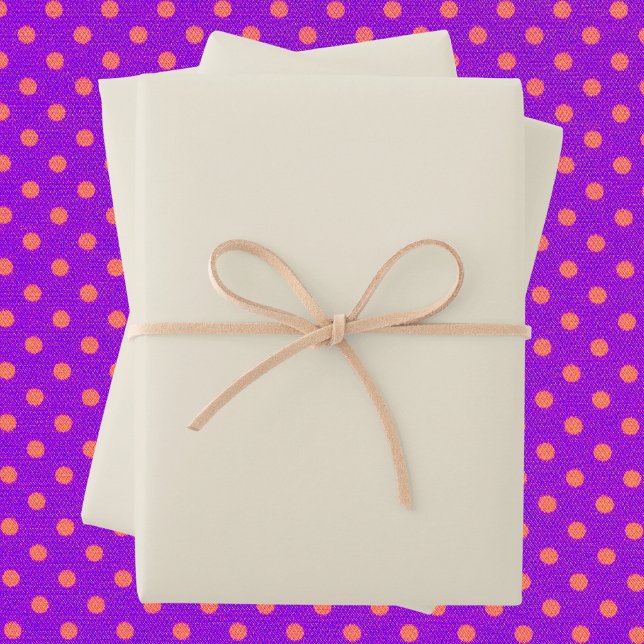Eggshell Solid Color Geschenkpapier Set (Von Creator hochgeladen)