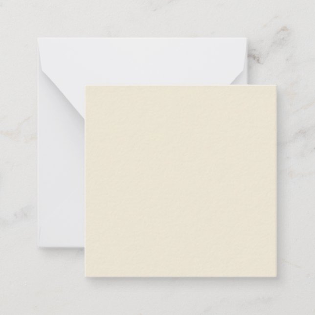 Eggshell Solid Color Mitteilungskarte (Vorderseite)