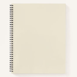 Eggshell Solid Color Notizbuch