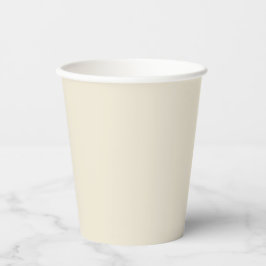 Eggshell Solid Color Pappbecher