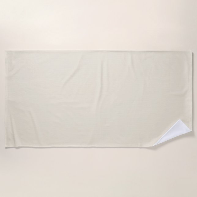 Eggshell Solid Color Strandtuch (Vorderseite)
