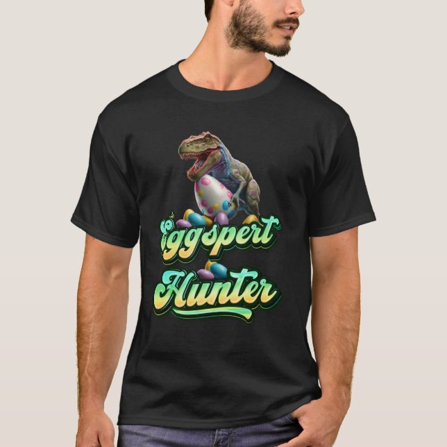 Eggspert Easter Eggs Hunter Easter Dinosaur Egg  4 T-Shirt (Vorderseite)