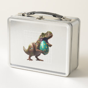 Eggspert Ostereier Hunt Dinosaur OsterBunnies Metall Brotdose