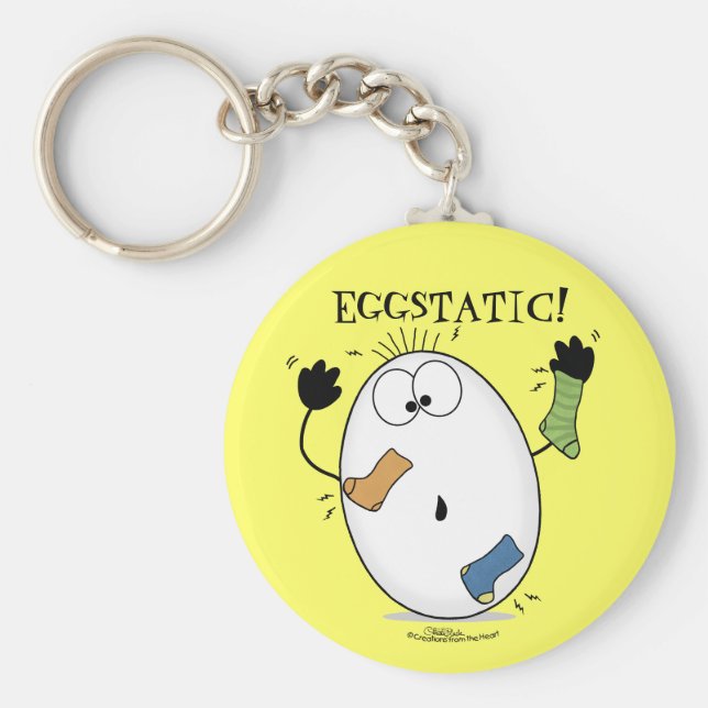 Eggstatic-Ei Schlüsselanhänger (Vorne)