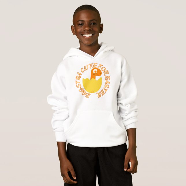 EGGSTRA NIEDLICH FÜR OSTERE OSTERDINNE HOODIE (Vorne ganz)