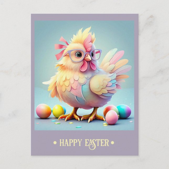 " EGGSTRAORDINÄRE LIEBE " POSTKARTE (Vorderseite)
