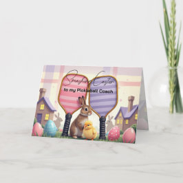 Eggstraordinary Pickleball Easter Feiertagskarte