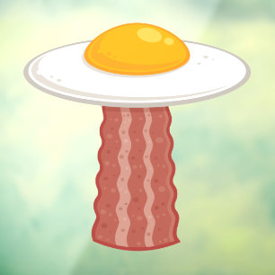 Eggstraterrestrial Fensteraufkleber