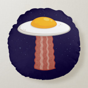 Eggstraterrestrial Rundes Kissen
