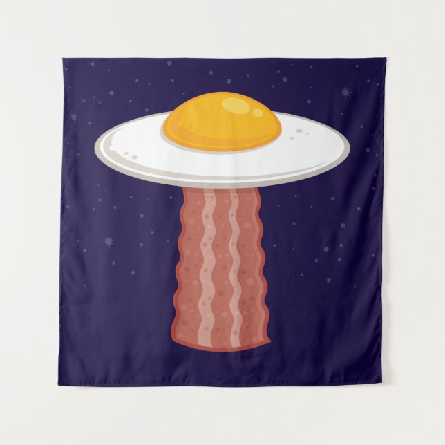 Eggstraterrestrial Wandteppich (Vorderseite)