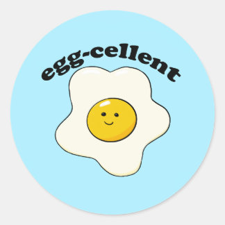 Eggy-Aufkleber Runder Aufkleber