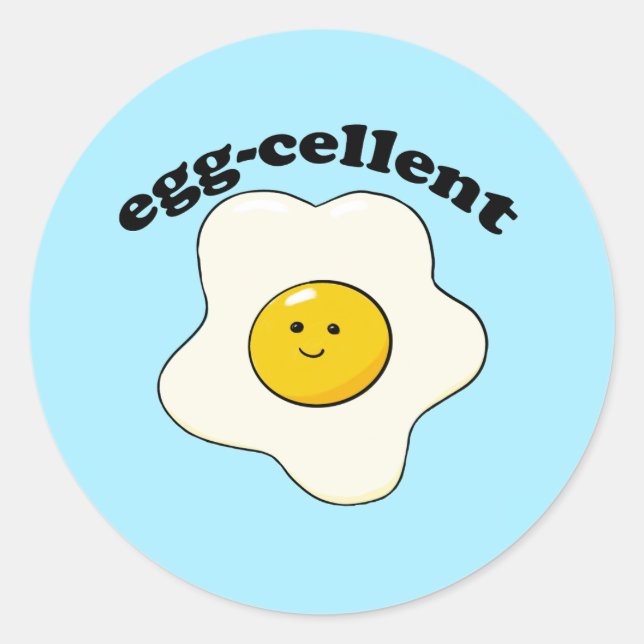 Eggy-Aufkleber Runder Aufkleber (Vorderseite)
