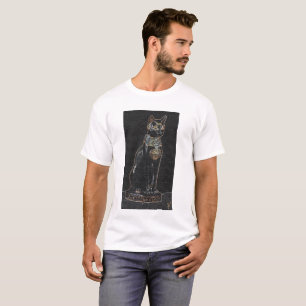 Egipt bastet cat male design art colour history T-Shirt