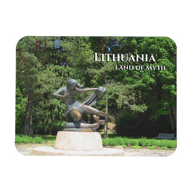 Egle, Königin der Serpents, Palanga, Litauen - Magnet (Horizontal)