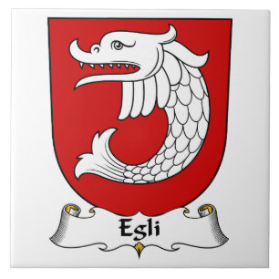 Egli Familienwappen Fliese