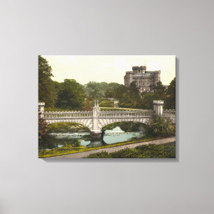 Eglinton Castle, Irvine, Ayrshire, Schottland Leinwanddruck