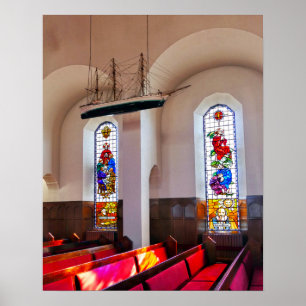 Église Akureyri Intérieur, Islande, Tableau