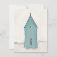 Église Carte de Noël