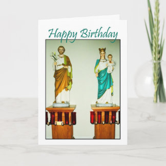 Église catholique d'anges saints - carte de joyeux