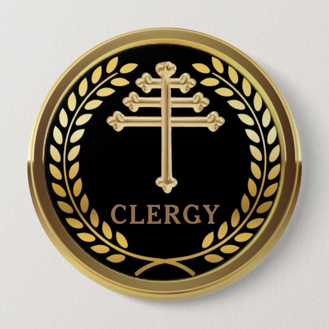 Église catholique maronite CLERGY Badge (Devant)