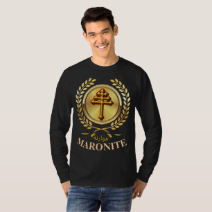 Église catholique maronite T-shirt à manches longu