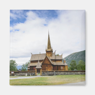 Église de barre dans Lom, aimant de la Norvège