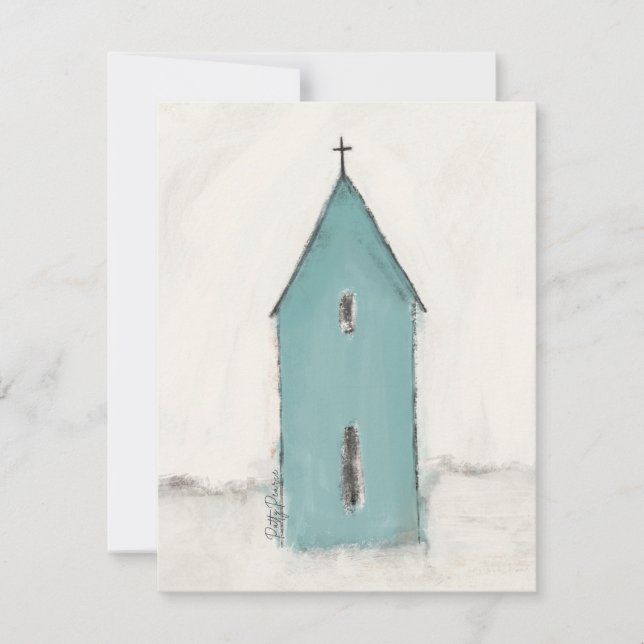 Église de la carte de Noël (Devant)