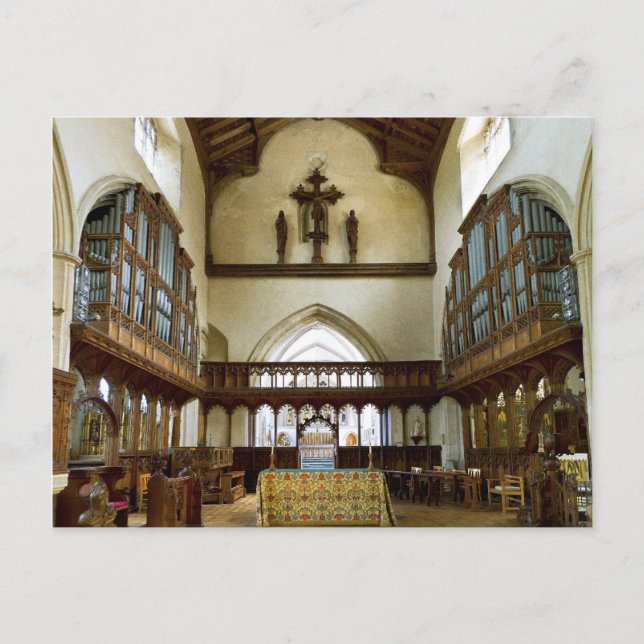Église de Saint-Nicolas, carte postale de Blakeney (Devant)