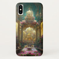 Église des fleurs d'Imaginaire - Coque iphone