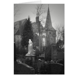 Église du village et cimetière