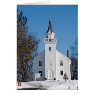 Église en hiver