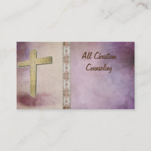 Église, Ministère, Chrétien, Croix Carte de visite