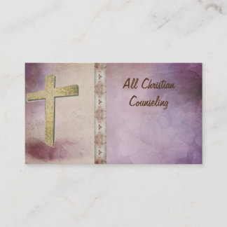 Église, Ministère, Chrétien, Croix Carte de visite